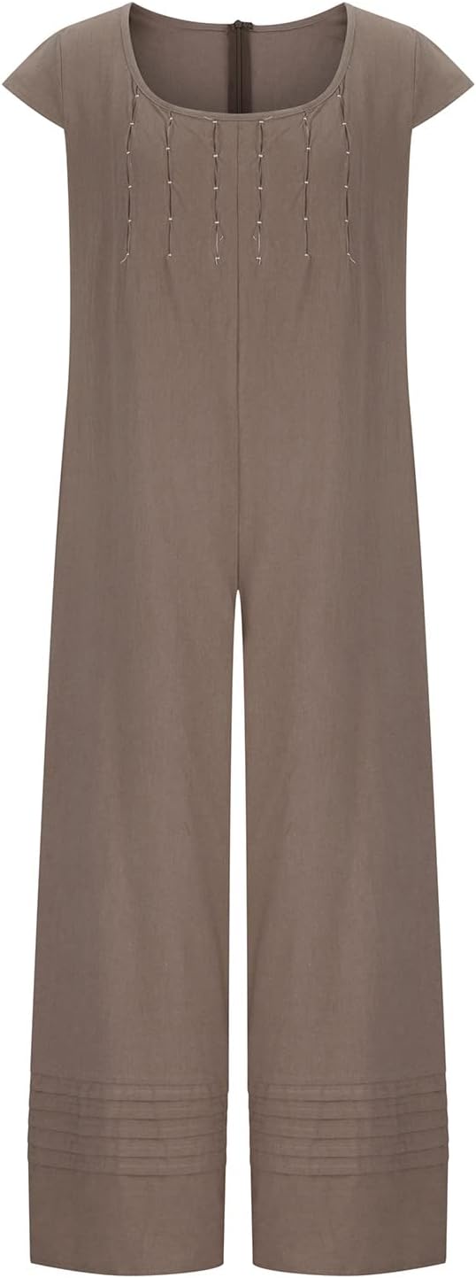 Aluna | Boho Linen Jumpsuit Women