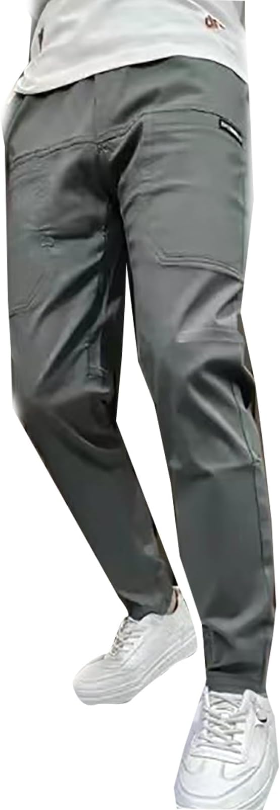 Mauro | Slim-Fit Jogpants met Patch & Boorden Heren