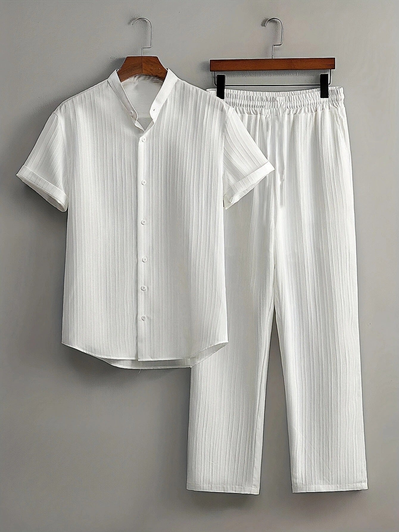 Darian | Luxe Tweedelige Zomerset met Textuur Heren