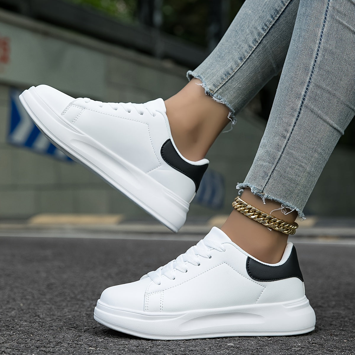 Alba | Witte Sneakers Dames