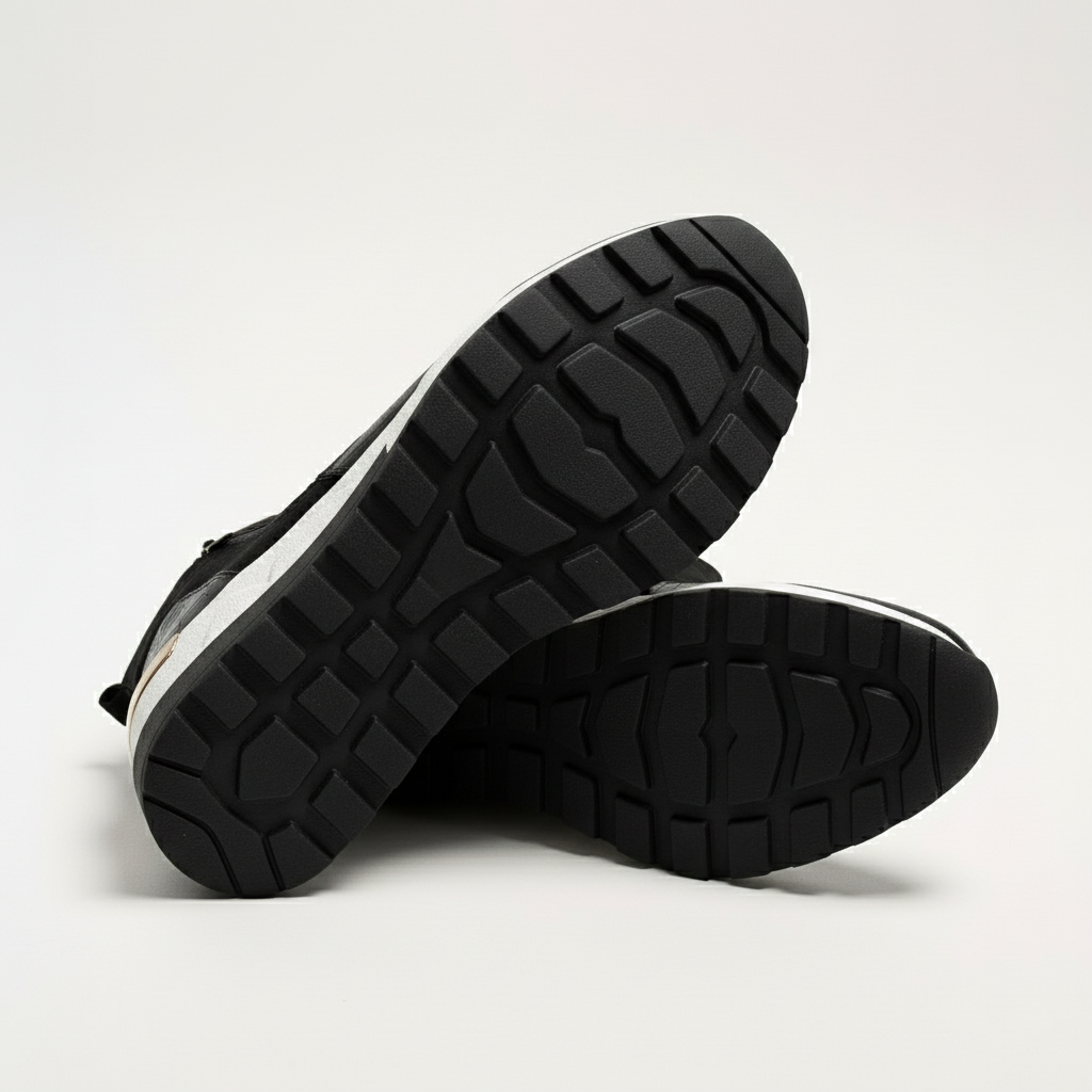 Amarena | Suède Wedge Sneakers