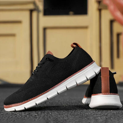 Nardo™ | Luchtige Rekbare Sneakers voor Mannen met Ademend Design