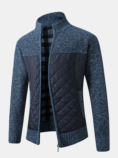 Asaro™ | Tijdloos Vest met Geruite Print en Slim-Fit Pasvorm