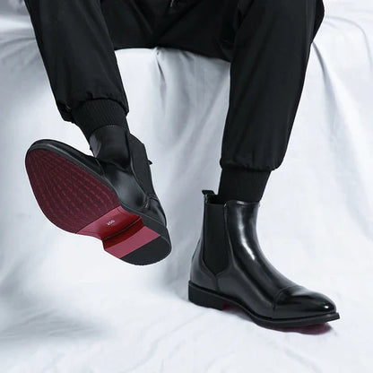 Adrien | Leren Chelsea Boots Heren