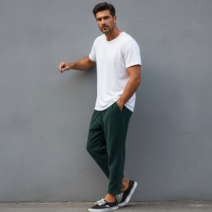 Gio | Wijde Corduroy Broek