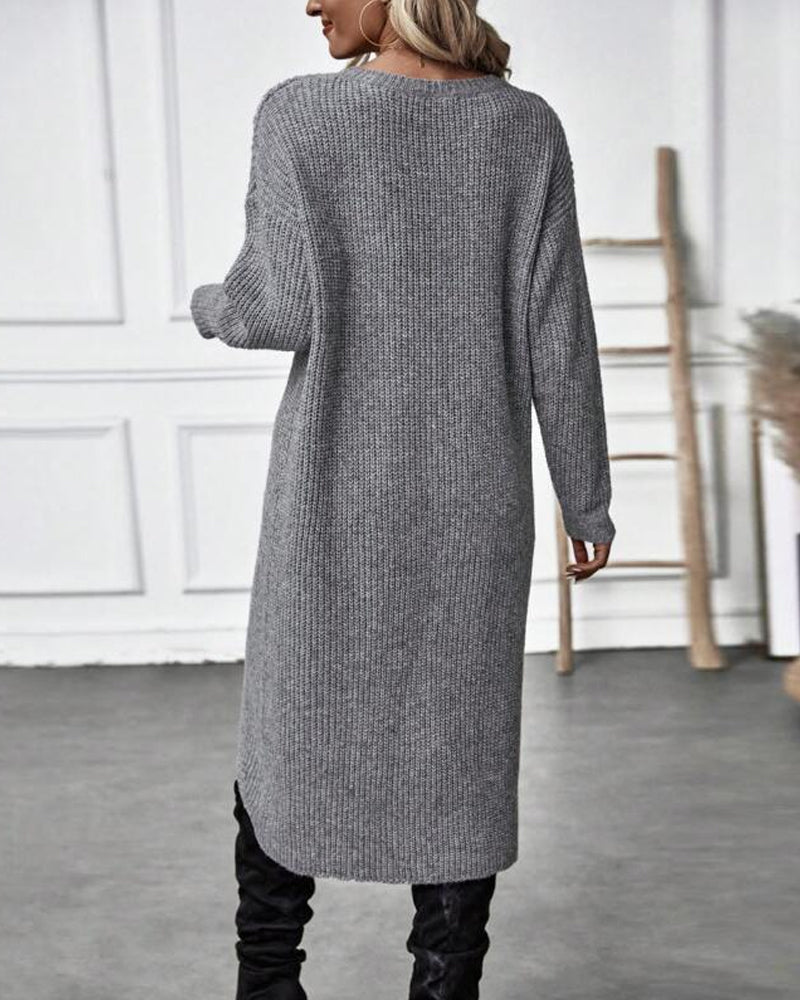Maelis | Dames Gebreide Oversized Truijurk