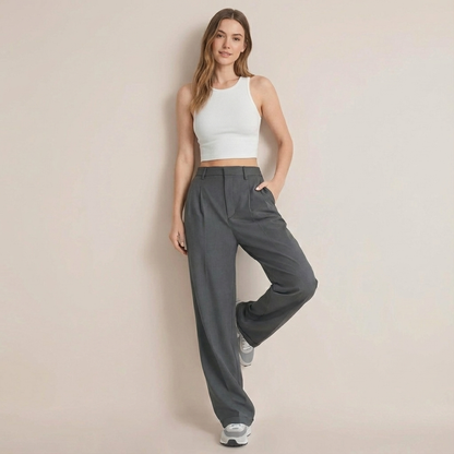 Elinor | Pantalon Wijde Pijpen