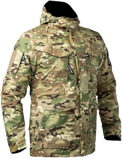 Tarek™ | Heren Tactical Water- En Winddichte Winterjas  | Militair Outdoor Jack Met Capuchon En Meerdere Zakken