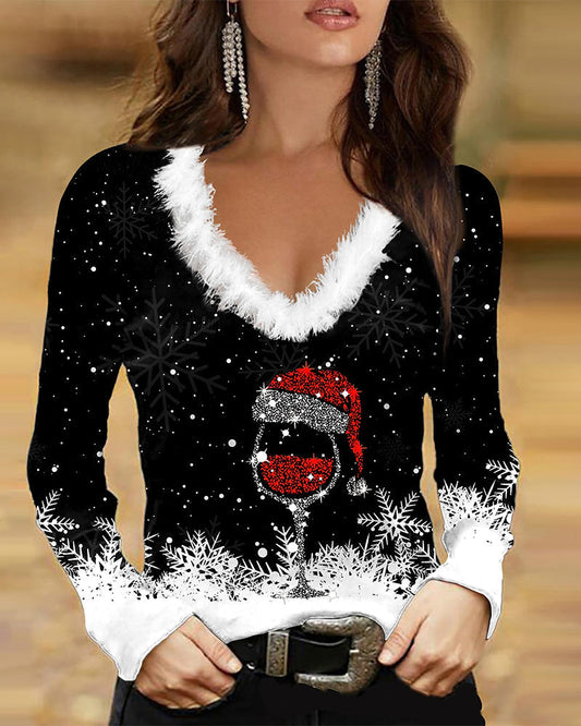 Mirelle | Kersttrui V-Hals