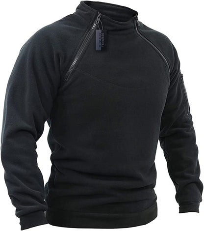 Sentinel | Tactical Fleece Pullover met Rits en Armzakken