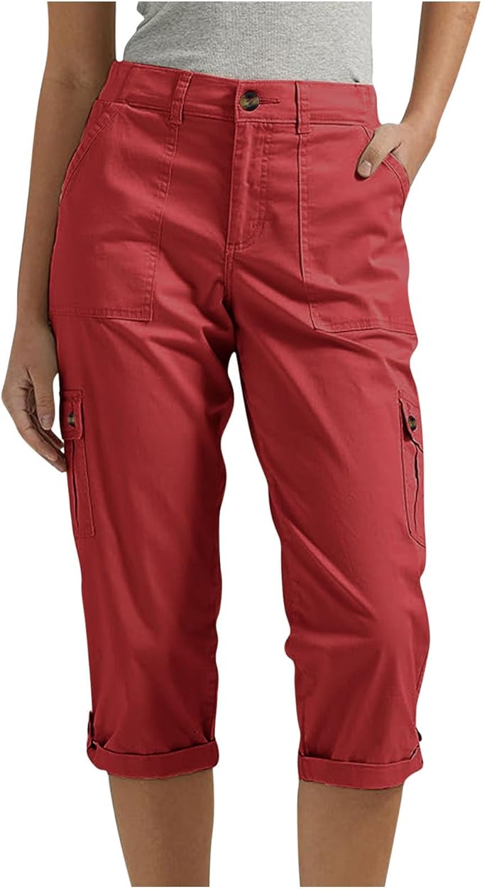 Ravina™ | Capribroek met Zakken | Luchtige 3/4 Outdoor Zomerbroek van Lichtgewicht Katoenmix