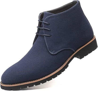 Lazaro™ | Heren Suède Desert Boots | Stijlvolle Casual Enkellaarsjes met Antislip Zool en Veterluiting