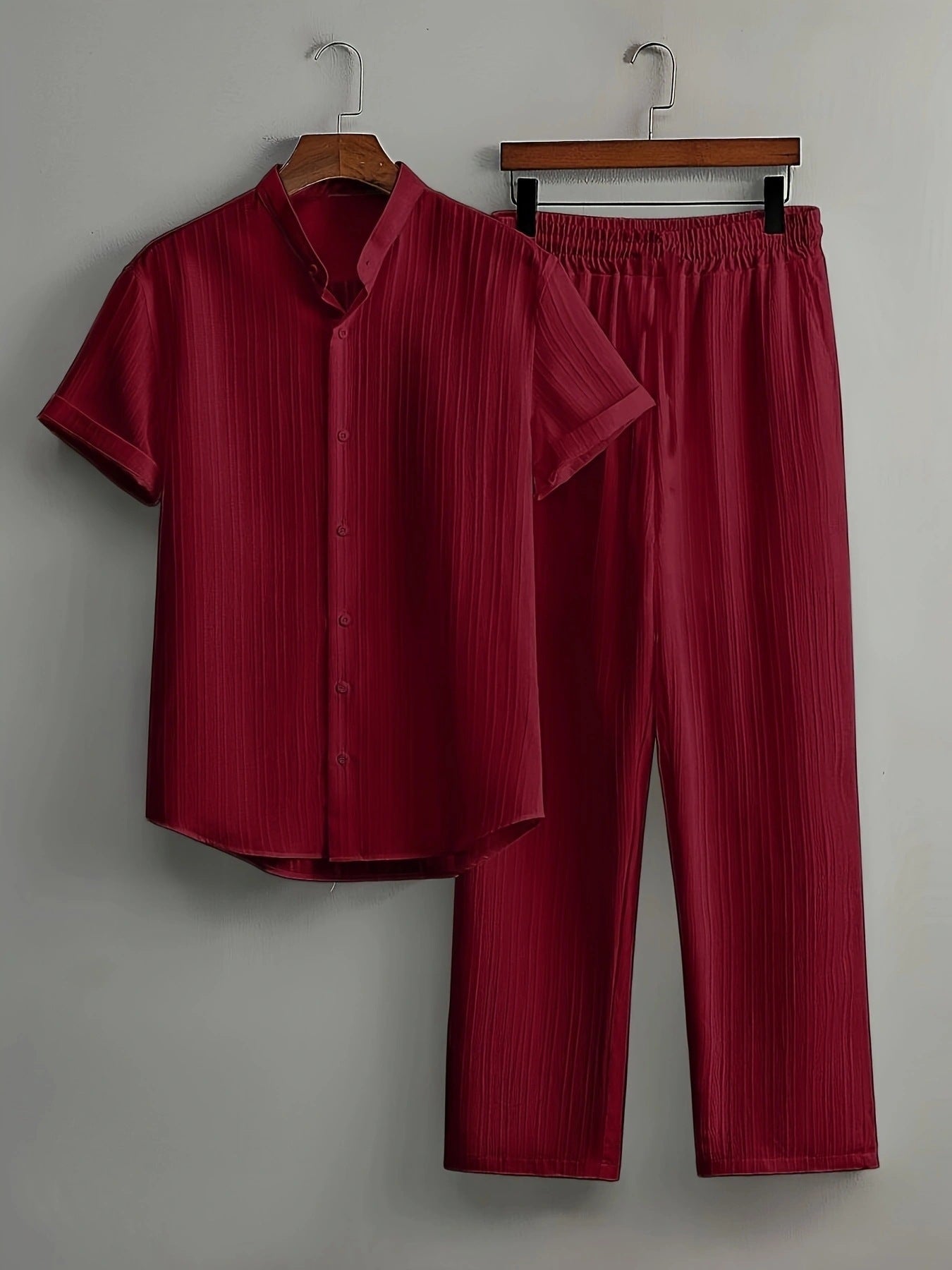 Darian | Luxe Tweedelige Zomerset met Textuur Heren