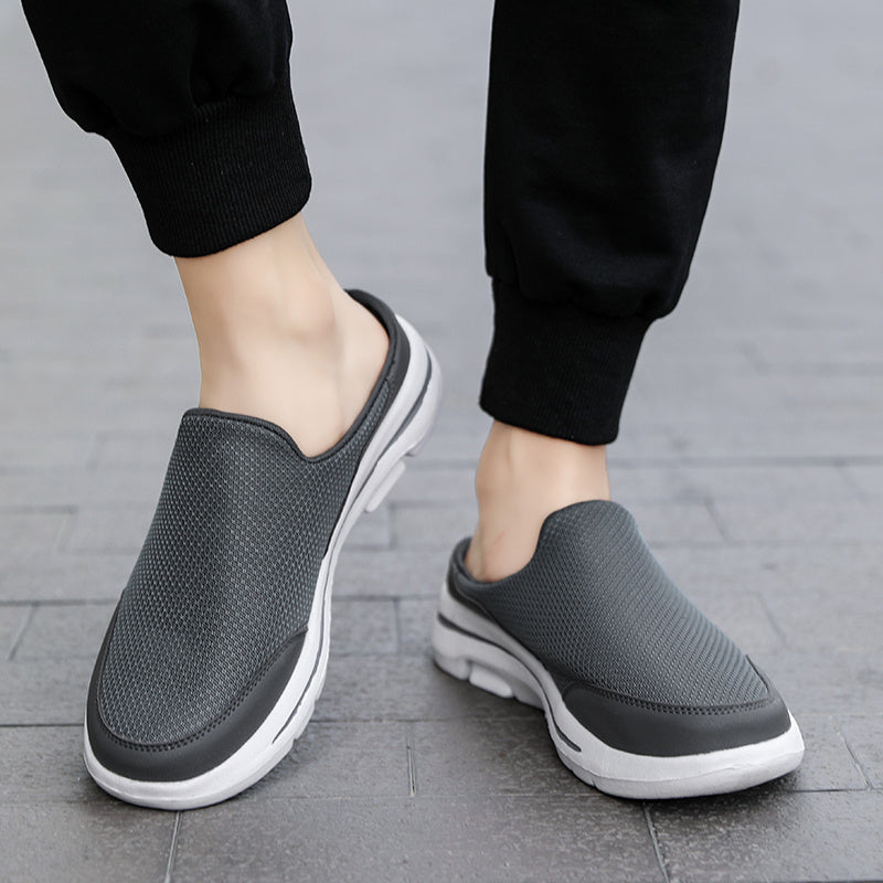 Flexor™ | Heren Slip-On Sneakers met Open Hiel | Ademend Mesh Instapmodel voor Zomer en Wandelen
