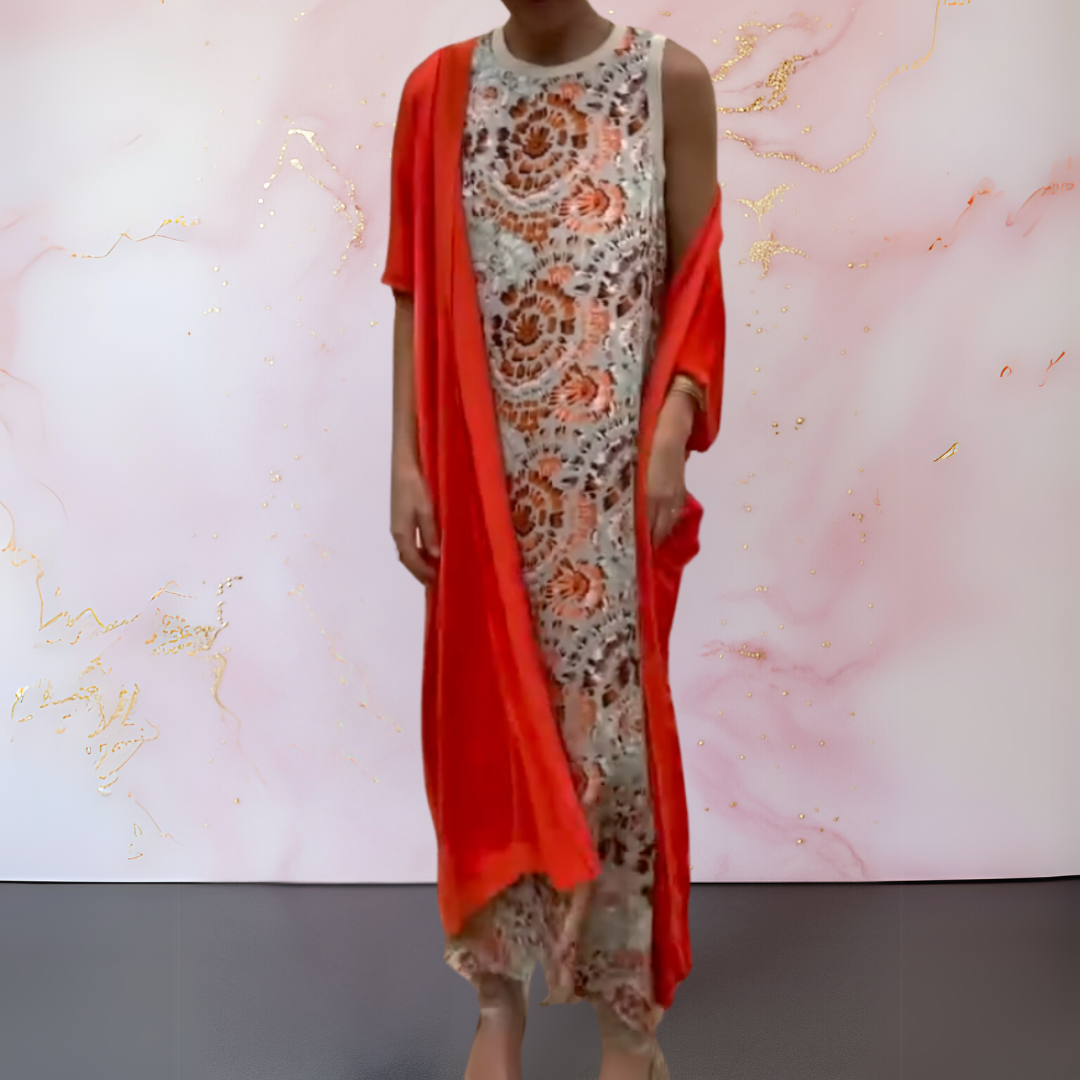 Amara | Kaftan Set met Pailletten Jumpsuit Dames | Luxe Gala Outfit | Feestelijk & Elegant | Flatterend voor Bruiloft & Event