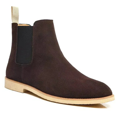 Giovanni™ | Luxe Kalfs Suède Chelsea Boots met Leren Binnenzool