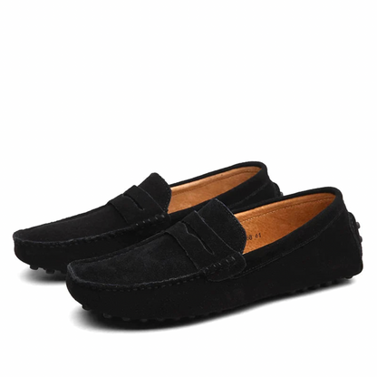 Marvello | Mocassins en daim pour hommes