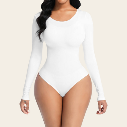 Eveline™ | Longsleeve Sculpting Bodysuit voor Een Strak en Elegant Silhouet