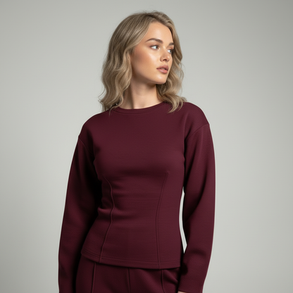 Solenne | Tweedelige Set Sweater Pantalon