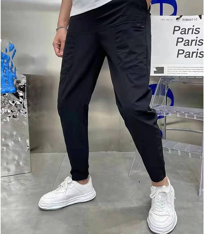 Mauro | Slim-Fit Jogpants met Patch & Boorden Heren