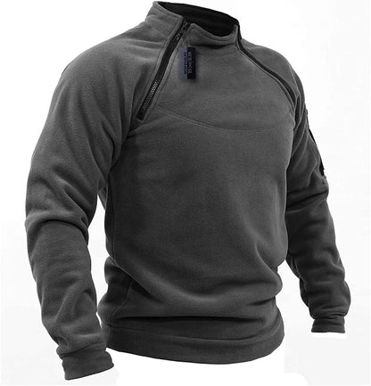 Sentinel | Tactical Fleece Pullover met Rits en Armzakken