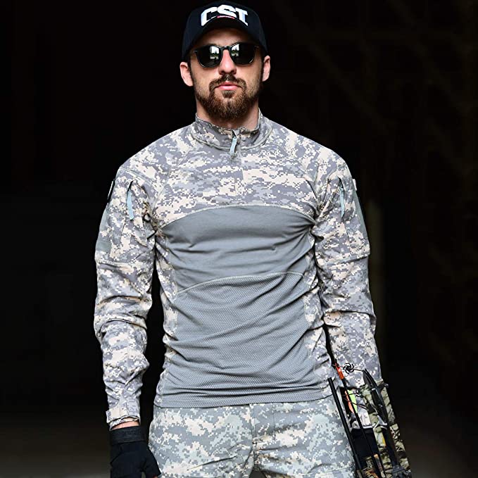 Aegis | Tactical Combat Shirt met Camouflage en Armzakken