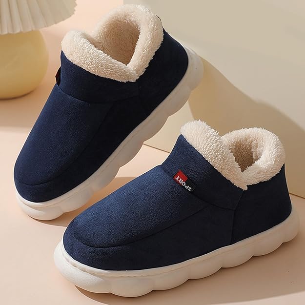 Mirella | Gevoerde Pluche Pantoffels