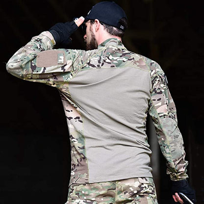 Aegis | Tactical Combat Shirt met Camouflage en Armzakken