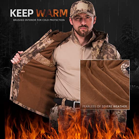 Sentinel | Tactical Camo Winterjas met Capuchon