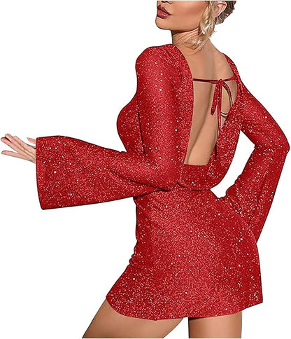 Lysette | Glitter Mini-Jurk