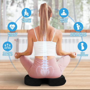 Orthia | Ergonomisch Zitkussen van Memory Foam