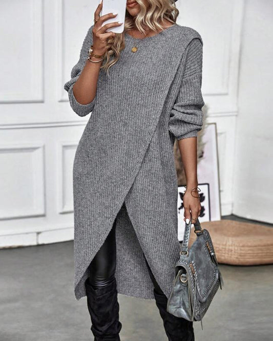 Maelis | Dames Gebreide Oversized Truijurk