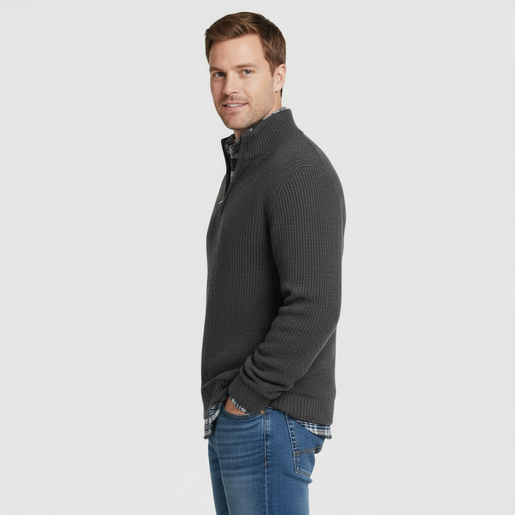 Louis | Half Zip Uldtrui