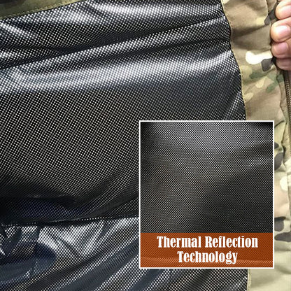 Aegis | Tactical Camouflage Thermo Jas met Capuchon