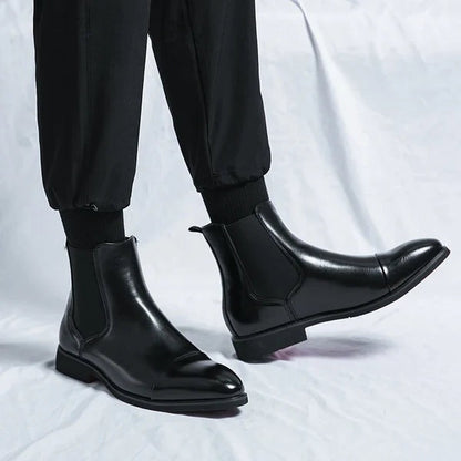 Adrien | Leren Chelsea Boots Heren