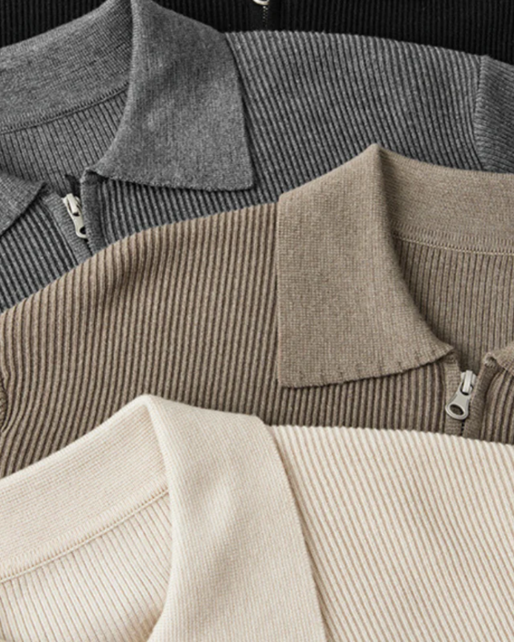 Caelen | Gebreid Vest Met Rits