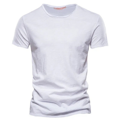 Nico | Casual T-Shirt met Subtiele Textuur Heren