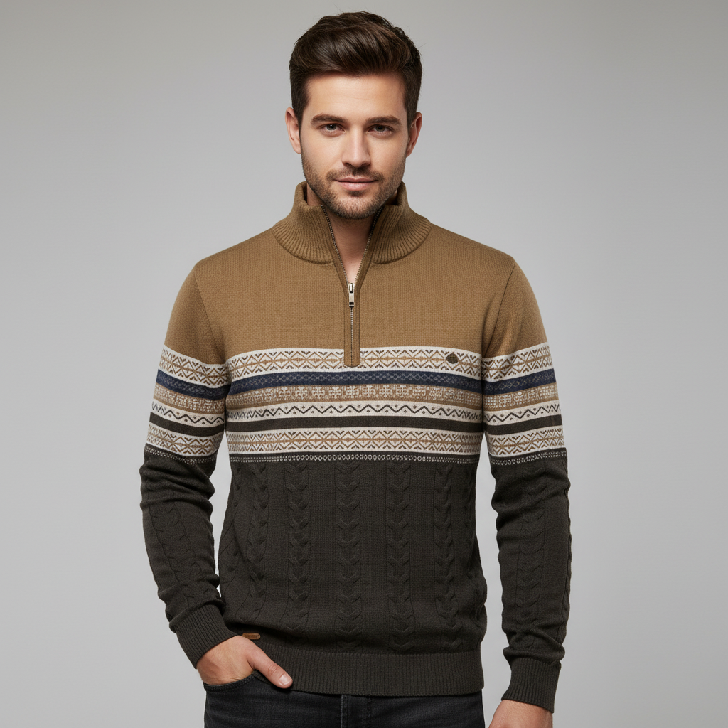 Alaric | Winter Half-Zip Trui