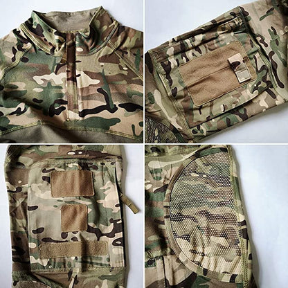 Aegis | Tactical Combat Shirt met Camouflage en Armzakken