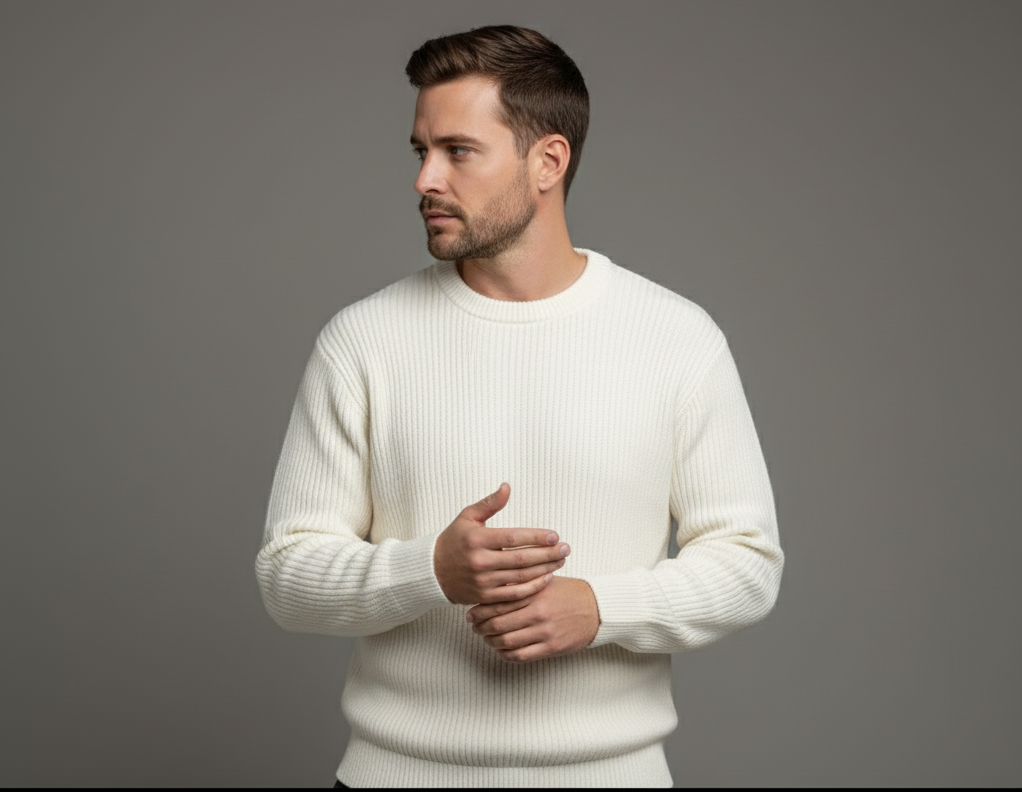 Bastien | Ribbel Gebreide Trui