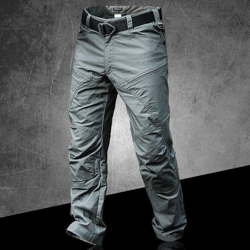 Kaelen | Grijze Cargo Broek Heren