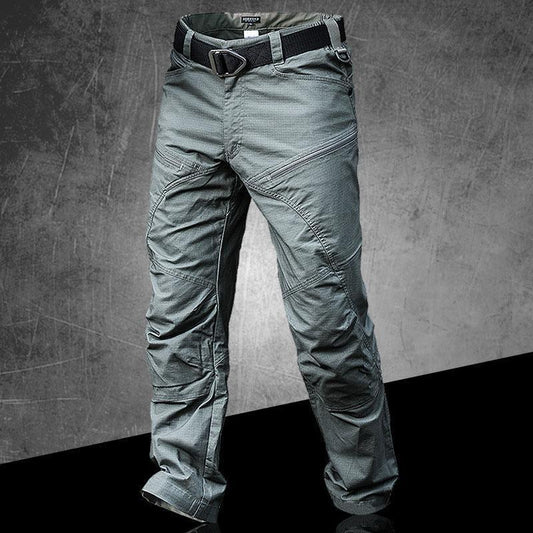 Kaelen | Grijze Cargo Broek Heren