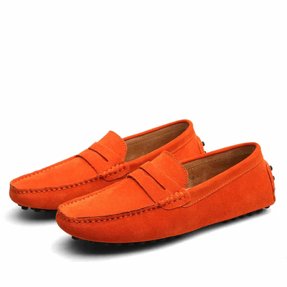 Marvello | Mocassins en daim pour hommes