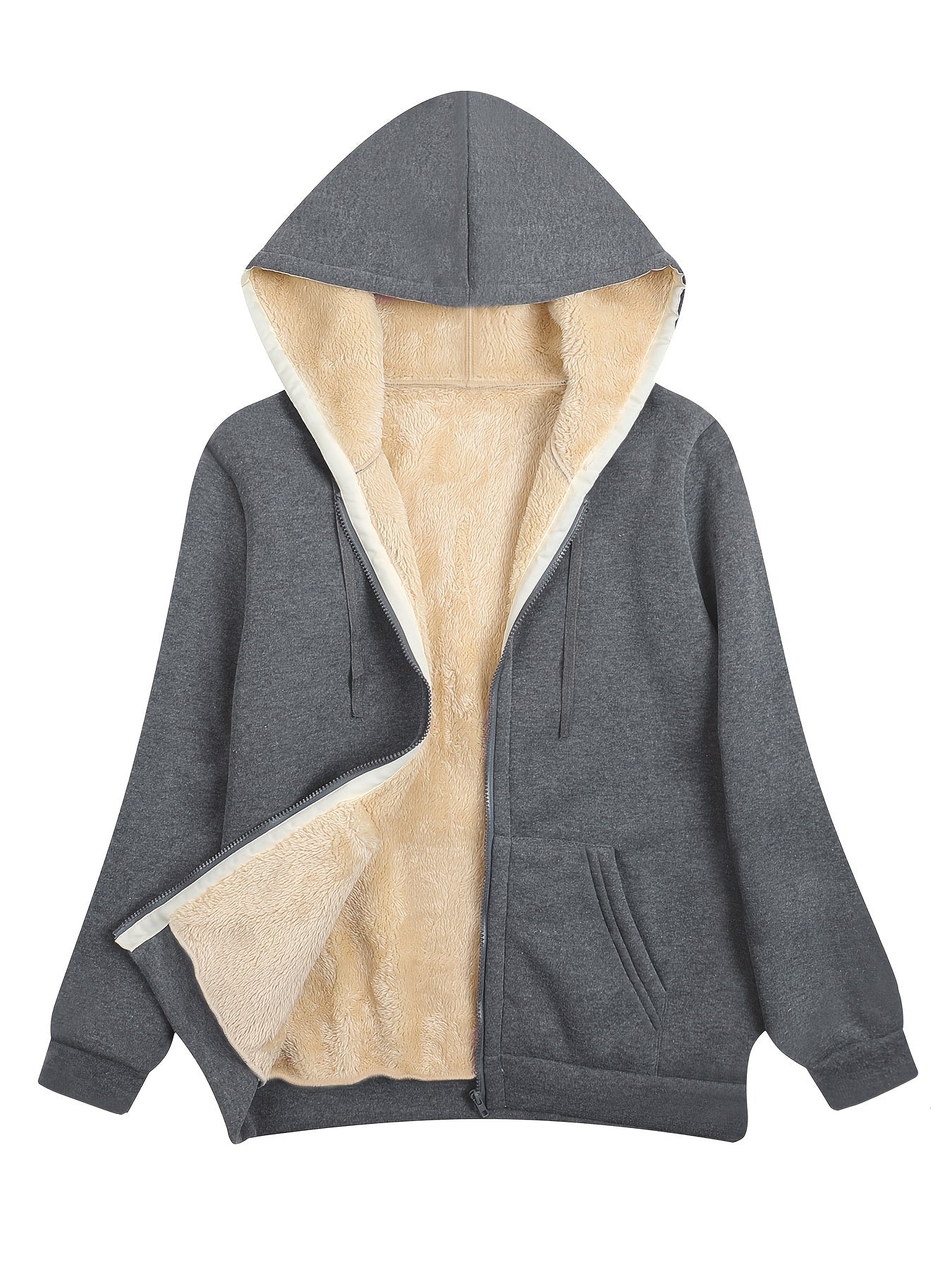 Liora | Gevoerde Pluche Hoodie