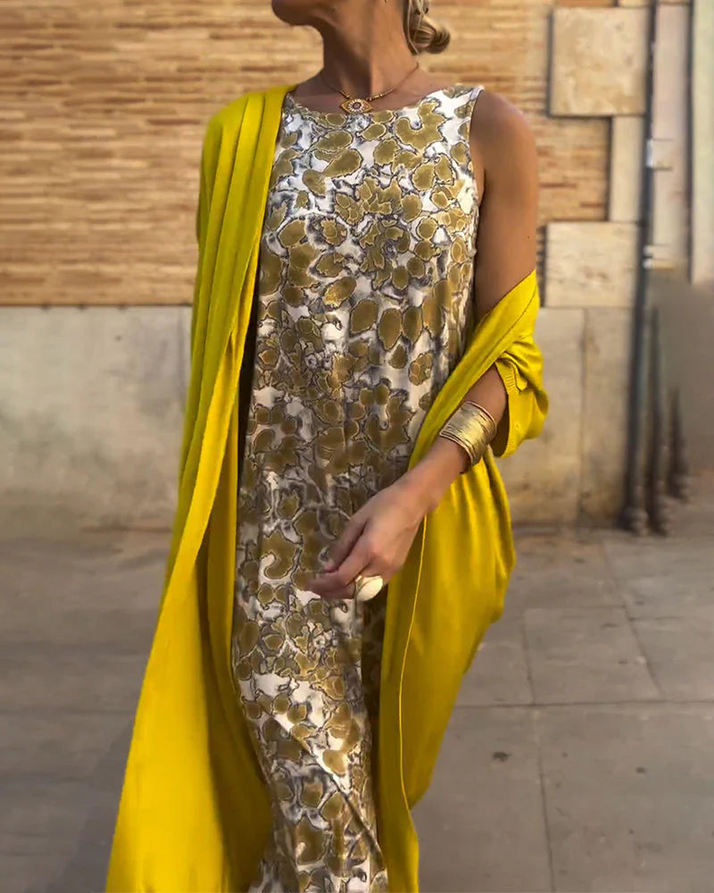 Amara | Kaftan Set met Pailletten Jumpsuit Dames | Luxe Gala Outfit | Feestelijk & Elegant | Flatterend voor Bruiloft & Event