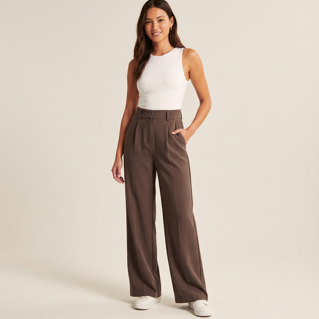 Elinor | Pantalon Wijde Pijpen