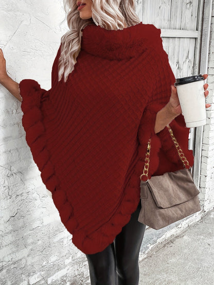 Elodia | Poncho Faux Fur