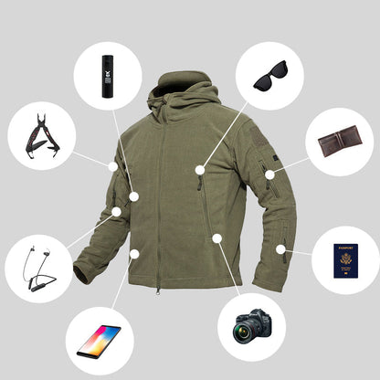 Vanguard | Tactical Fleece Jas met Capuchon