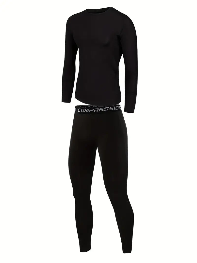 ThermaFit Mini™ | Wintersport Thermokleding voor Kinderen met Compressie, Sneldrogend Materiaal en Hoge Elasticiteit