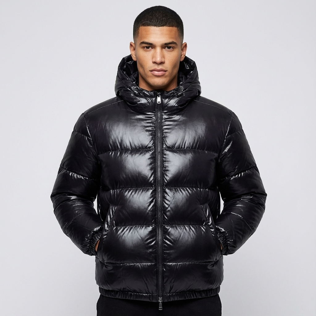 Virex | Glanzende Puffer Jas